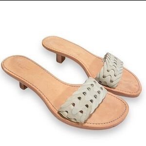 Brand new Rag & Bone Melrose Mid kitten heel sandals. Size 10. Mint nubuck.